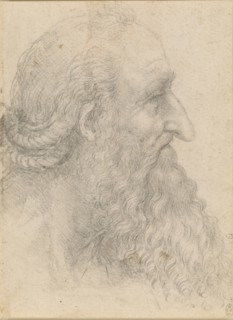 The head of an old bearded man , ca 1517. Creator: Leonardo da Vinci (1452-1519).