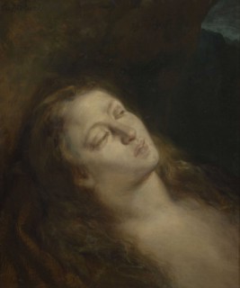 Saint Mary Magdalene in the desert, 1845. Creator: Delacroix, Eugène (1798-1863).