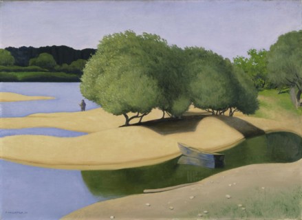 Sandbanks on the Loire (Des Sables au bord de la Loire), 1923. Creator: Vallotton, Felix Edouard (1865-1925).
