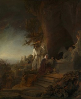 Christ appears to Mary Magdalene (Noli me tangere), 1638. Creator: Rembrandt van Rhijn (1606-1669).
