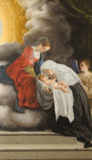 The Virgin and Child with Saint Frances of Rome, 1615-1618. Creator: Gentileschi, Orazio (1563-1638).