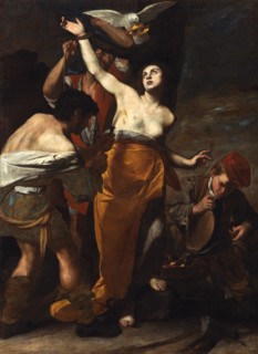 The Martyrdom of Saint Agatha, ca 1619. Creator: Stanzione, Massimo (ca. 1585-ca. 1658).
