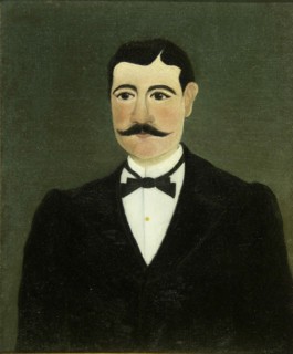 Portrait of Frumence Biche in Civilian Clothers, ca 1891. Creator: Rousseau, Henri Julien Félix (1844-1910).