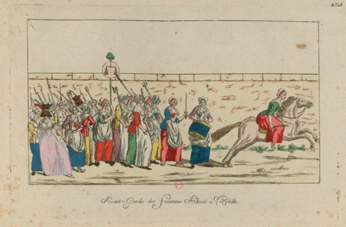 The Women's March on Versailles, 5 October 1789, 1789. Creator: Anonymous.