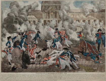 La prise des Tuileries, 1792