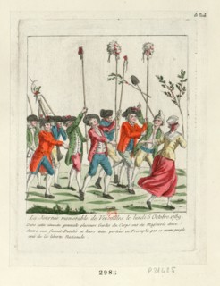 A Memorable Day at Versailles, 1789, 1789. Creator: Anonymous.