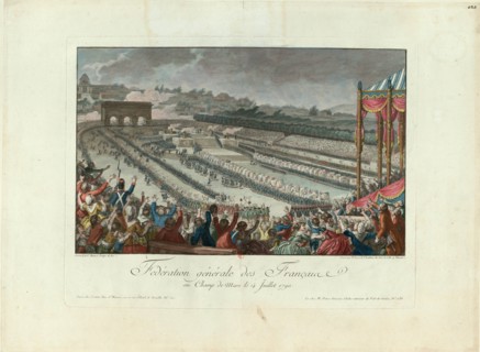 The Festival of the Federation at Champ de Mars on 14 July 1790, 1790. Creator: Helman, Isidore Stanislas (1743-1806/9).