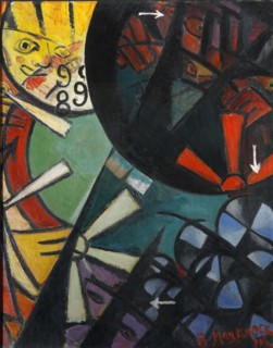 Chemin de fer (Roulette), 1915. Creator: Mayakovsky, Vladimir Vladimirovich (1893-1930).