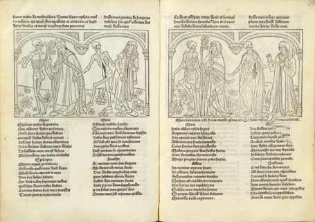 Danse macabre, 1490. Creator: Anonymous.
