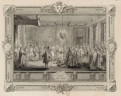 Levé du Roy (The levee of King Louis XVI), 1774-1775 . Creator: Patas, Charles Emmanuel (1744-1801).