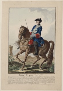 Garde du roi (King's Bodyguard), 1756. Creator: De Fehrt, Antoine Jean (1723-1774).