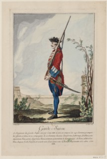 Gardes suisses (The Swiss Guards), 1756. Creator: De Fehrt, Antoine Jean (1723-1774).
