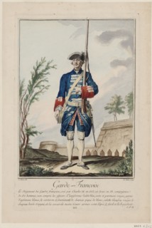 Gardes Françaises (The French Guards), 1756. Creator: De Fehrt, Antoine Jean (1723-1774).