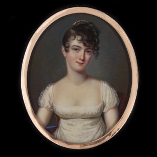 Portrait of Madame Récamier, née Julie Bernard (1777-1849), ca 1805. Creator: Fontallard, Jean-François-Gérard (1777- 1858).