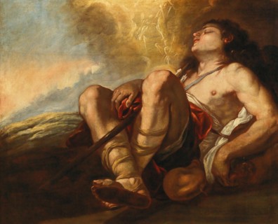 Jacob's Dream, Early 1650s. Creator: Giordano, Luca (1632-1705).