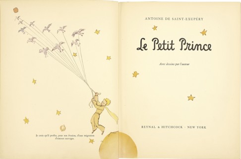 The Little Prince (Le Petit Prince), 1942-1943. Creator: Saint-Exupéry, Antoine de (1900-1944).