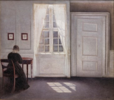 Interior in Strandgade, Sunlight on the Floor, 1901. Creator: Hammershøi, Vilhelm (1864-1916).