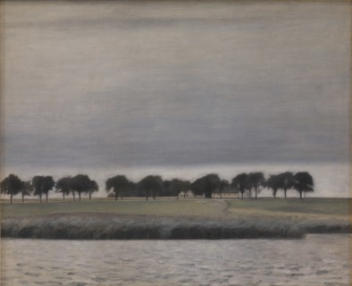 Forstudie til "Solregn. Gentofte Sø", 1903. Creator: Hammershøi, Vilhelm (1864-1916).