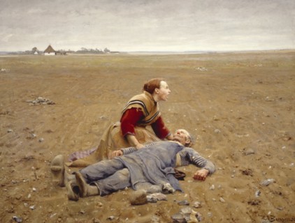 Worn Out or The Martyr, 1889. Creator: Brendekilde, Hans Andersen (1857-1942).