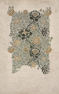 Grafton. Wallpaper design, ca. 1883. Creator: Morris, William (1834-1896).