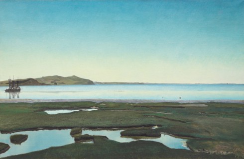 Summer day at Roskilde Fjord, 1900. Creator: Ring, Laurits Andersen (1854-1933).