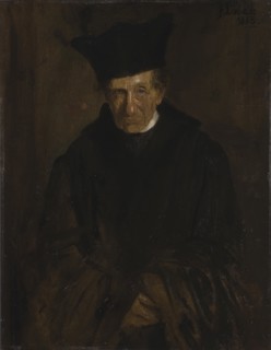Portrait of Ignaz von Döllinger (1799-1890) , 1883. Creator: Lenbach, Franz, von (1836-1904).