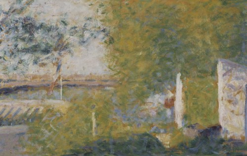 The Bridge at Bineau. Creator: Seurat, Georges Pierre (1859-1891).