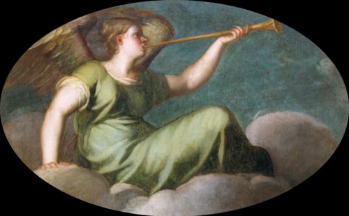 Angelo della fama (Angel of Fame). Creator: Padovanino (1588-1649).