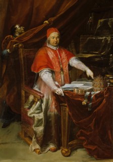 Portrait of the Pope Benedict XIV (1675-1758), 1740. Creator: Crespi, Giuseppe Maria (1665-1747).