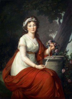 Portrait of Countess Tatyana Vasilyevna Yusupova, née von Engelhardt (1769-1841), 1797. Creator: Vigée Le Brun, Louise Élisabeth (1755-1842).