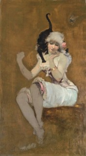 Une paire d'amis, ca 1881. Creator: Willette, Adolphe (1857-1926).