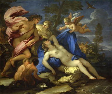 Ariadne Abandoned by Theseus on Naxos, ca 1675-1680. Creator: Giordano, Luca (1632-1705).