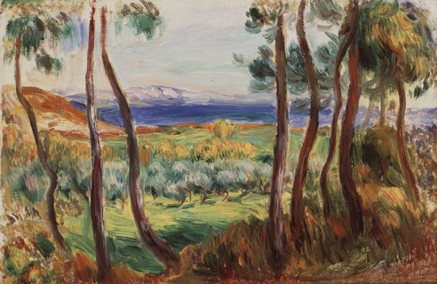 Pins aux environs de Cagnes, c. 1910. Creator: Renoir, Pierre Auguste (1841-1919).