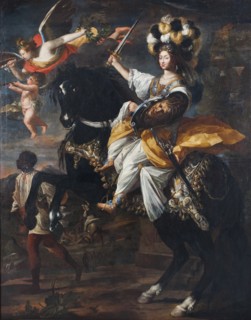 Christine Marie of France (1606-1663), Duchess of Savoy, as Minerva, ca 1663. Creator: Dauphin, Charles Claude (1615/20-1677).