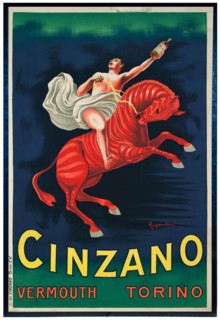 Cappiello, affiche pour le vermouth Cinzano, 1910