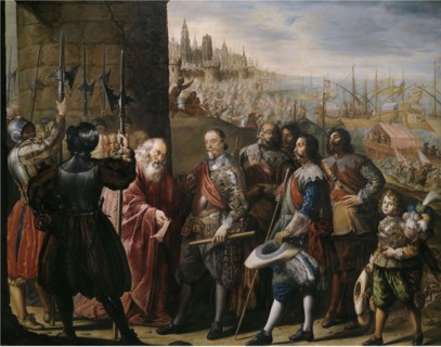 The Relief of Genoa by the 2nd Marquis of Santa Cruz , 1634-1635. Creator: Pereda y Salgado, Antonio, de (1611-1678).