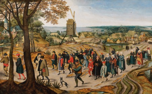 The Wedding Cortège, 1627. Creator: Brueghel, Jan, the Younger (1601-1678).