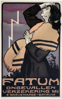 Fatum Verzekering , c. 1900. Creator: Hahn, Albert Pieter (1877-1918).