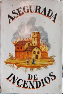 Asegurada de incendios, Second Half of the 19th cen.. Creator: Anonymous.