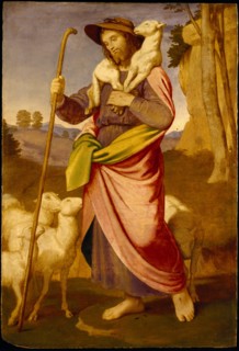 The Good Shepherd, Early 1860s. Creator: Overbeck, Johann Friedrich (1789-1869).