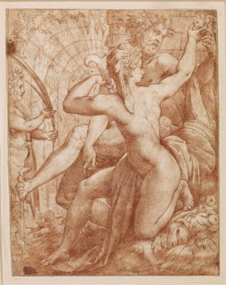 Vertumnus and Pomona, c. 1527. Creator: Perino del Vaga (1501-1547).
