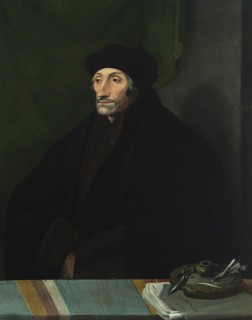 Portrait of Erasmus of Rotterdam (1467-1536), 16th century. Creator: Anonymous.