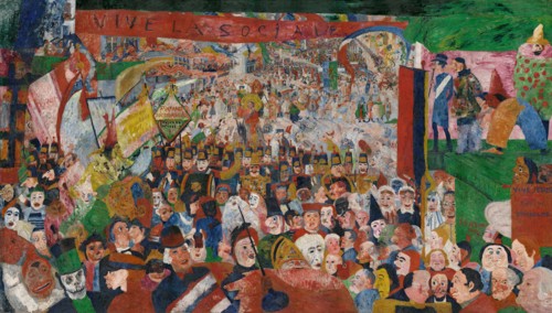 The Entry of Christ into Brussels in 1889, 1888. Creator: Ensor, James (1860-1949).