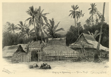 Kampong near Jomblang, Semarang, Java, 1898. Creator: Christian Wilhelm Allers.