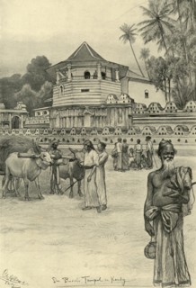 The Temple of the Tooth, Kandy, Ceylon, 1898. Creator: Christian Wilhelm Allers.