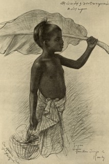 Tamil boy, Kandy, Ceylon, 1898. Creator: Christian Wilhelm Allers.