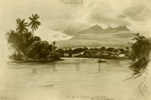Kali Mas River, Surubaya, Java, 1898. Creator: Christian Wilhelm Allers.