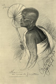 Nim - a Siamese grandmother, Bangkok, 1898.  Creator: Christian Wilhelm Allers.