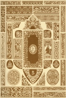 German Renaissance ornaments from book covers, (1898). Creator: Unknown.