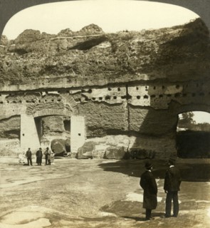 'Magnificent peristyle of the Baths of Caracalla (east), Rome, Italy', c1909. Creator: Unknown.